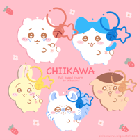 Image 2 of Chiikawa Full Bleed Charms [PRE-ORDER]