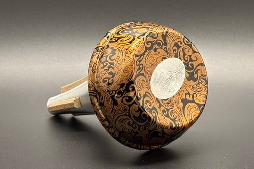 Image of DocOuflage Aluminum Straight -  Black Swirls on Bronze