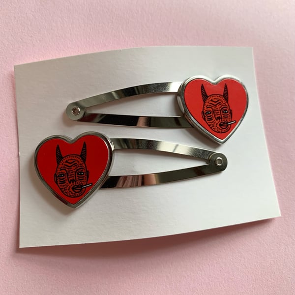 Image of Demon Hair Clips - By Polly Nor