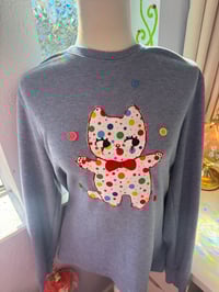 Image 4 of Clown Kitty Sweater 🎪🐱♡ (L/XL)