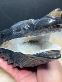 Image 22 of Wolf Agate Carving #2266