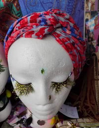 Image 1 of Wire Head Band- sari fabric -
