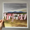 'Pink wash' Archive Quality Print