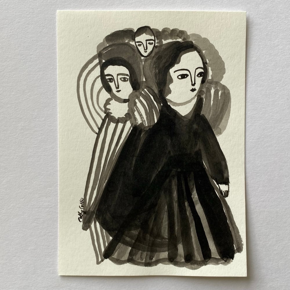 Image of Mysteries and storytellers - original ink drawing
