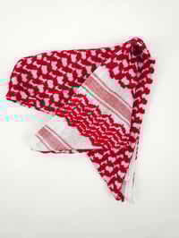 Image 3 of Keffieh Bandana  Red