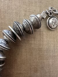 Image 6 of Mercury Dime Squash Blossom Necklace 