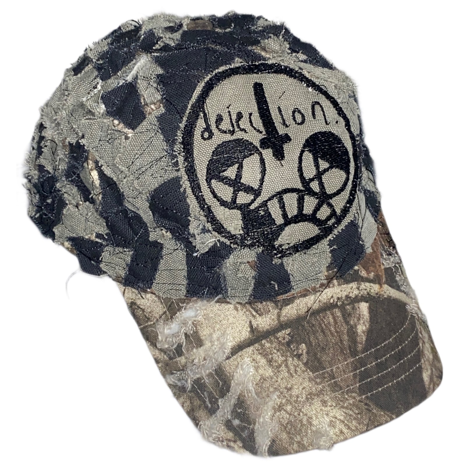 1/1 camo patchwork hat | Dejection.
