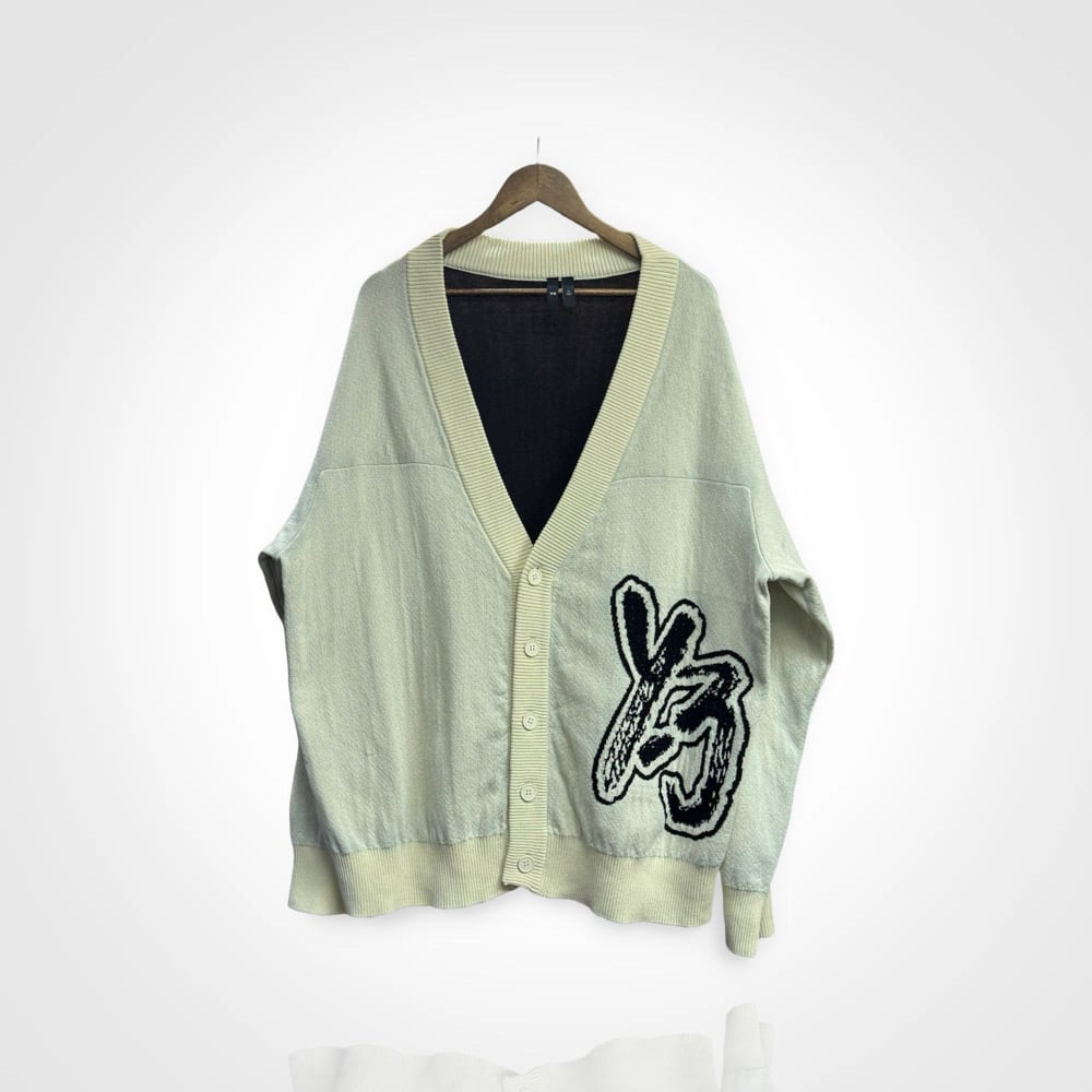Image of Y3 Logo Knit Cardigan 