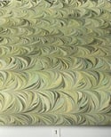 Marbled Paper Slate & Lemon Fabriano CMF Ingres - 1/2 sheets