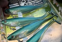 Image 1 of 6” Cutt Throat RIGGED Swimbaits - “The ONE”