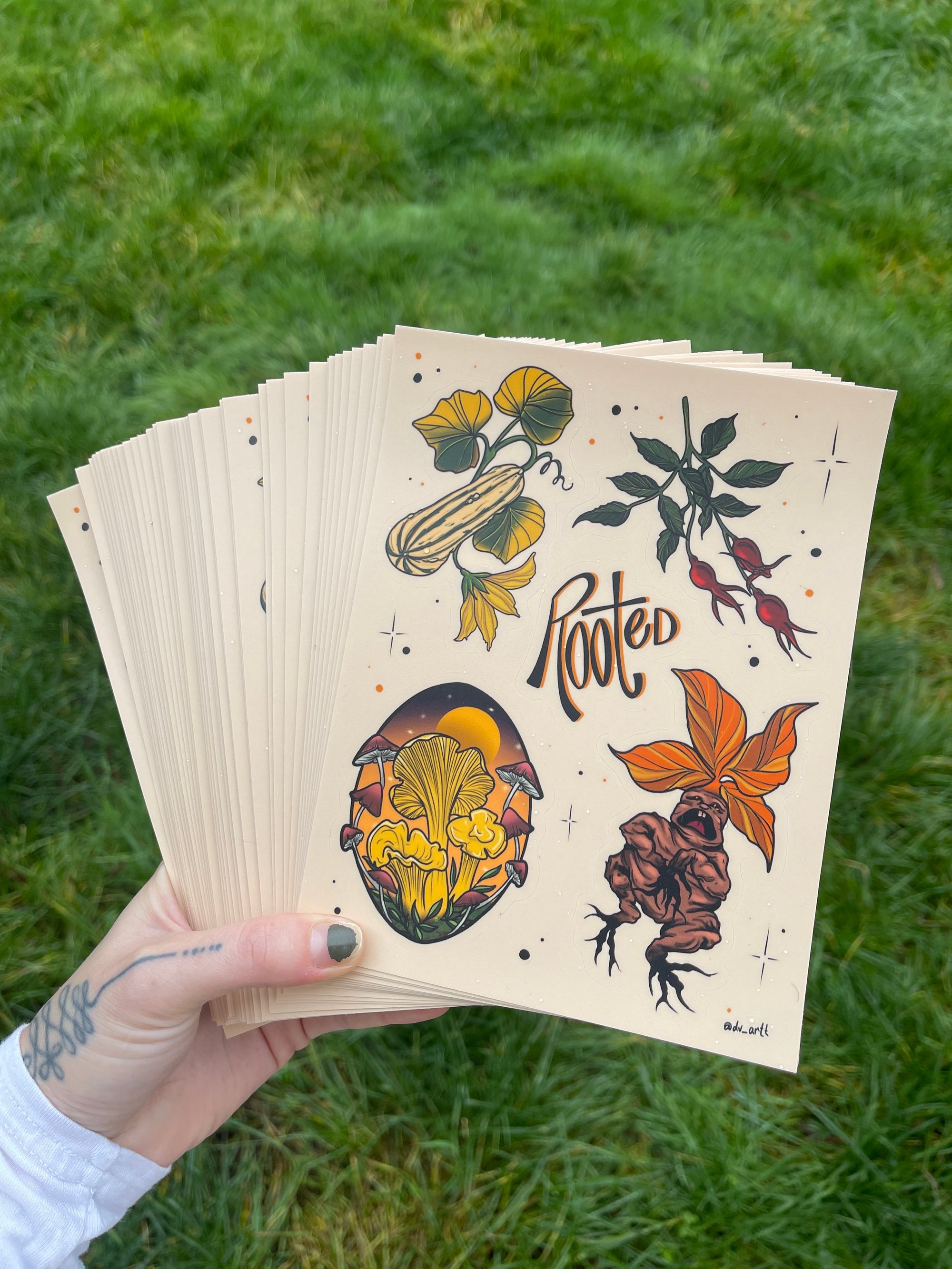 Image of ROOTED Sticker Sheet