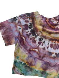 Image 9 of XS Crop Cotton Tee in Autumn Agate Ice Dye