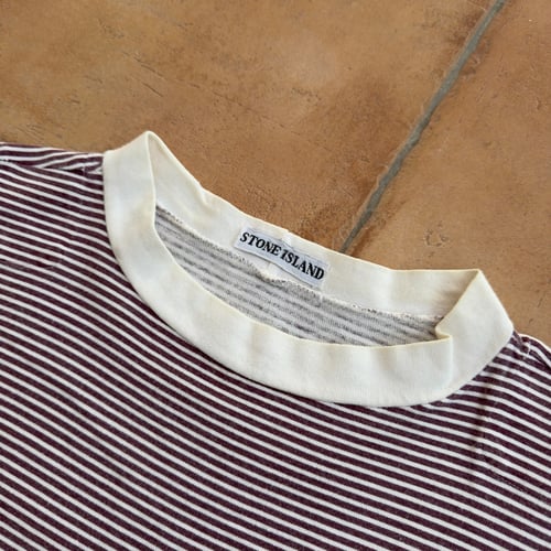 Image of SS 1986 Stone Island Box Logo heavyweight T-shirt, size XL