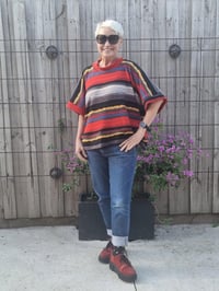 Image 1 of Squared Top -red stripe