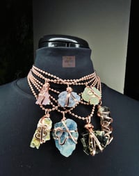 Image 1 of All Copper Crystal Necklace ✨