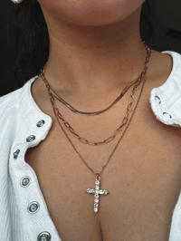 Image 1 of Triple Grace Necklace | Waterproof