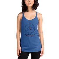 Image 2 of Fight Like Hell Femme Racerback Tank