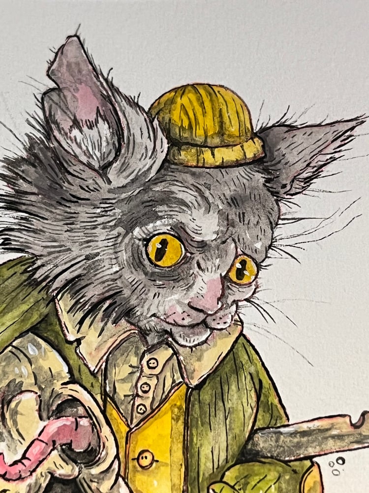 Image of Grave Digging Cat