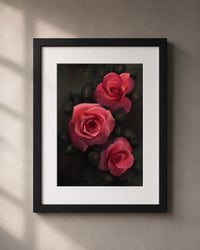 Image 1 of Moody Rose Garden on Hahnemuhle Photo Cotton Rag 308gsm - A3
