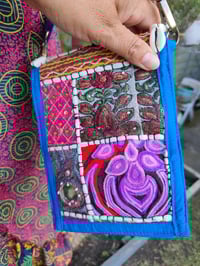 Image 15 of  Jaz min cross body bag and coin purse- Blue 2