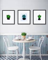 Image 4 of 'Snappy Succulent' Print