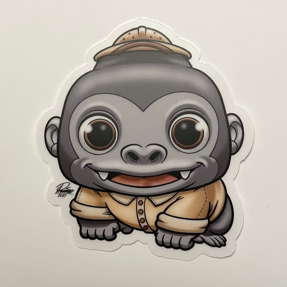 Image of Orson on Safari Sticker