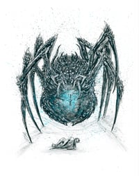 Image 3 of LOTR Creature Art Print Selection- Fellbeast / Shelob