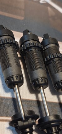 Image 5 of TRAXXAS 1/10 Gray Composite XX-Long GTR Shocks (4) - Part # 7462-Gray (Jato 4x4 BL2S)