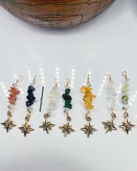 Image 5 of (8pc) Custom Crystal Healing Hair Charms✨