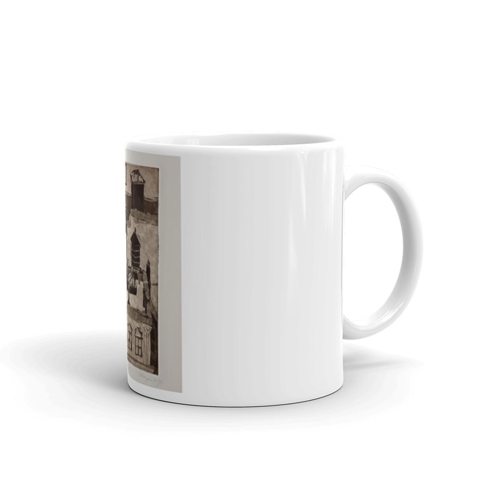 "Urban Landscape II" - by Hank Virgona, White Glossy Mug