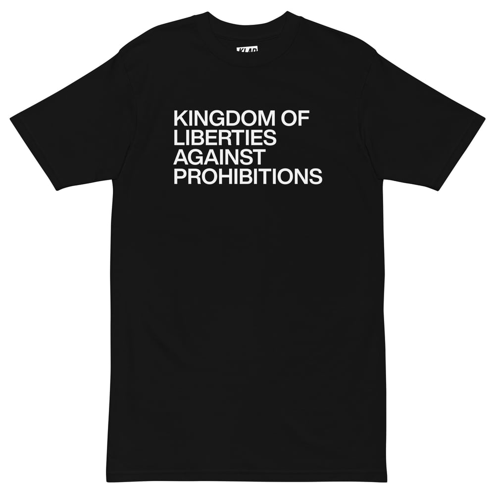 Image of KINGDOM OF LIBERTIES AGAINST PROHIBITIONS