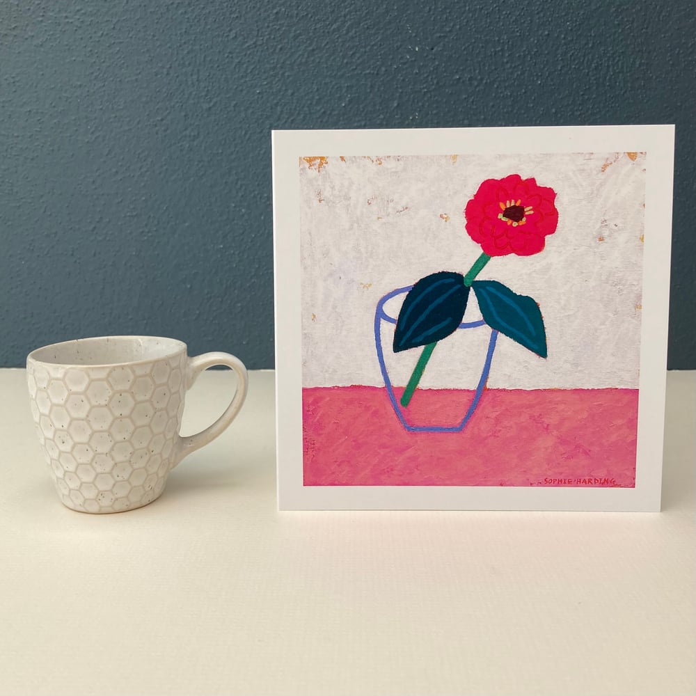 Image of ‘Zinnia’ card