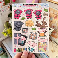 Image 1 of Squish Game Sticker Sheet