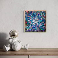 Image 3 of Bloom 23 - 33x33cm, FRAMED