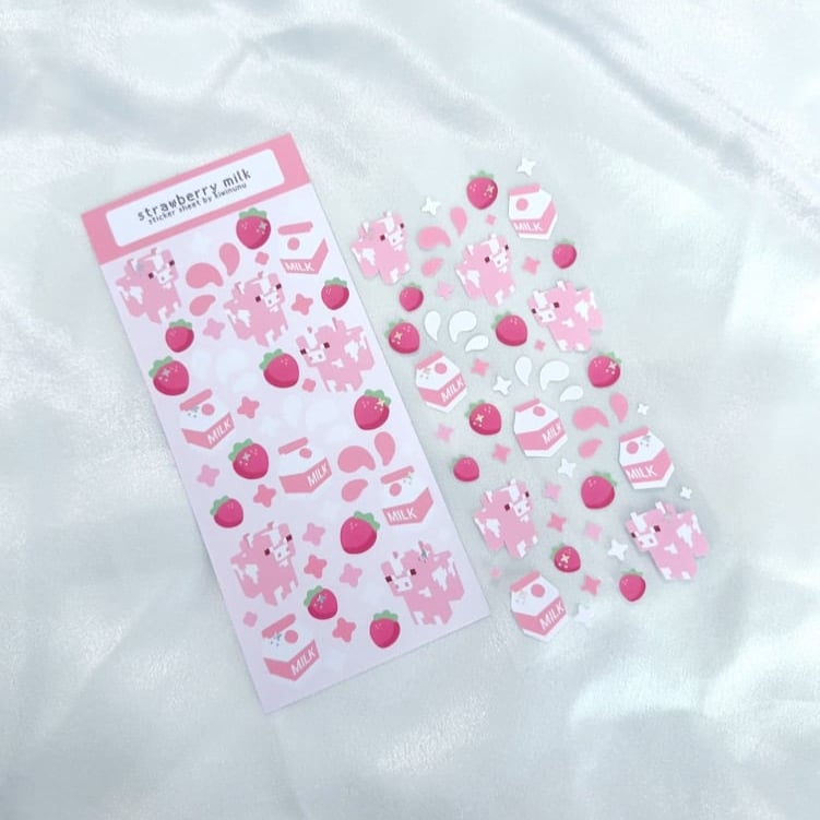 Image of Fruit Milk Sticker Sheets