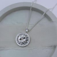 Image 1 of Lucky Charms, Silver Lucky Penny Necklace