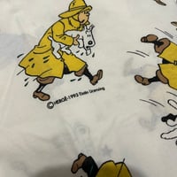 Image 3 of Drap plat vintage + 1 grande taie traversin : tintin