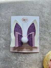 Image 10 of Glitter Bunny Hair Bow