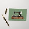 Postcard: Sewing Machine