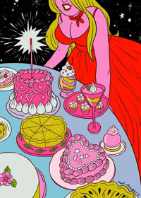 Image 1 of Space Feast - Art Print