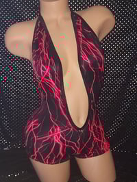 Image 1 of UV REACTIVE SHORTS ROMPERS 4 PRINTS!