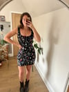 Stars, flowers, constellations, and whimsical hearts tulle velvet handmade Dress