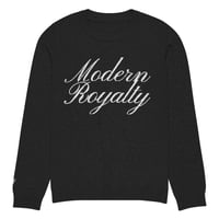 Image 1 of   Rich&Girly ‘Modern Royalty' Knit Sweater - Black