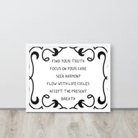 Find your truth framed poster