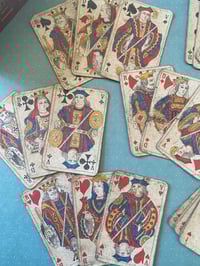 Image 3 of Tres Vieux Jeu de 32 Cartes I.B.F. Bordeaux, dans sa Boite Publicitaire en bois, Martini