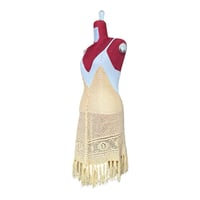 Image 2 of Yellow white dress 