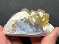 Image 6 of Barite & Yellow Cubic Fluorite Crystal Specimen #2426