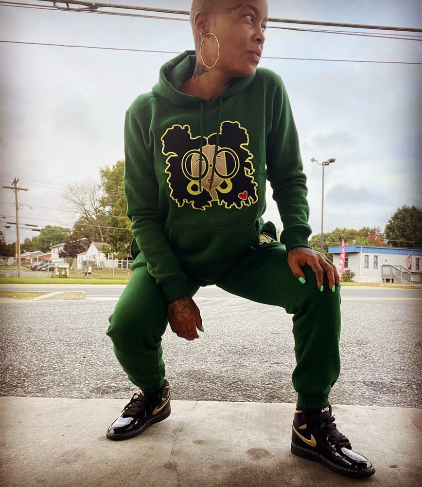 Image of PigTail Babe Hoodie & Jogger SET