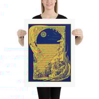 Image 1 of “Upon the Drops of the Sea” (blue and yellow, print only)