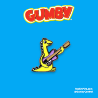 Image 2 of Gumby - Prickle Bass Enamel Pin